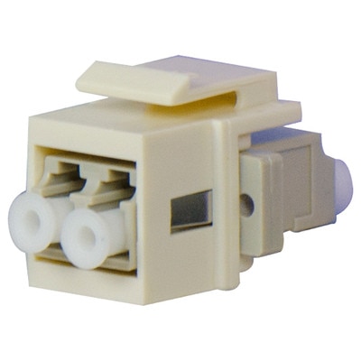 On-Q/Legrand LC Multimode Fiber Optic Keystone Snap-In Connector